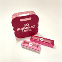 Sacs en papier imprimés colorés avec poignées, logo personnalisé, boîte d'emballage cadeau pour desserts, OEM ODM pour boulangerie, pâtisserie, cadeaux