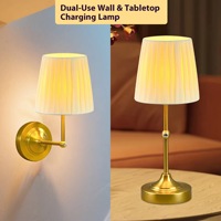 Lampe LED magnétique sans fil à chargement USB-C, design moderne, double usage mural/de table, avec éclairage tactile et couleurs RGB réglables, modèle 2026 le plus récent