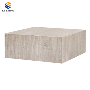 Tavolino da Caffè <span class=keywords><strong>in</strong></span> <span class=keywords><strong>Marmo</strong></span> Personalizzato con Struttura <span class=keywords><strong>in</strong></span> Metallo e Spazio di Archiviazione, Adatto <span class=keywords><strong>per</strong></span> Famiglia, Hotel, Villa, Pranzo all'Aperto - Product Image 6