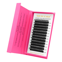 XIUSUZAKI Extensions de cils Camélia 3D 5D multi-couches, effet sauvage et volumineux, pour pose DIY, douces et faciles à éventail, extensions de cils Camélia souples