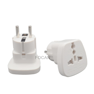 Adaptador de enchufe de viaje <span class=keywords><strong>FOCAN</strong></span> de 2 pines para Europa: convertir enchufes de EE. UU./Canadá/México a enchufes de la UE (Italia, Francia, Alemania, España) - Product Image 6