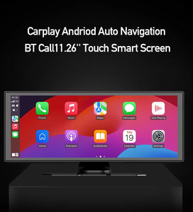 H518 11.26นิ้ว IN-cell CarPlay Screen พร้อมกระจก Link & ไมโครโฟนในตัว <span class=keywords><strong>Android</strong></span> <span class=keywords><strong>Auto</strong></span> Audio FM Transmitter Monitor - Product Image 4