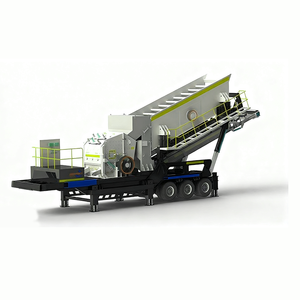 Station de concassage mobile tout-en-un haute efficacité avec moteur AC à mâchoires, pour l'extraction minière, les carrières, les roches et les agrégats, capacité 1-3 t/h - Product Image 4