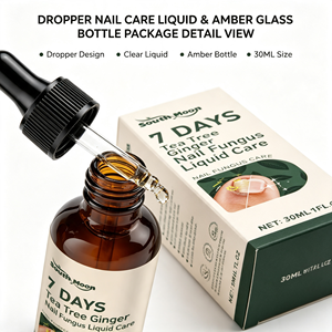 Liquide <span class=keywords><strong>de</strong></span> Soin des Ongles au Théier et au Gingembre OEM, Extrait Végétal, Nourrit et Renforce les Ongles Cassants, Entretien Quotidien des Ongles des Mains et des Pieds - Product Image 2