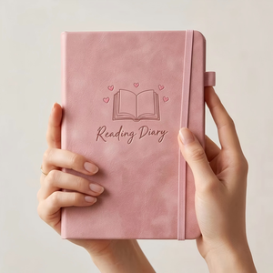 Custom PU Reading Diary Notebook <strong>Book</strong> Print Reading Tracker Journal Women <strong>Book</strong> Lovers - Product Image 1