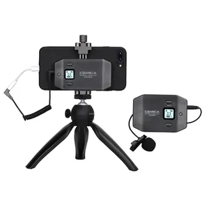 Lexin-Microphone portable CVMWS50(C), 6 canaux, sans fil, pour vidéo/nouvelle, avec table et écran lcd, trépied - Product Image 1