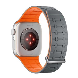 <span class=keywords><strong>Bracelet</strong></span> en silicone magnétique avec boucle en <span class=keywords><strong>aluminium</strong></span> pour <span class=keywords><strong>Apple</strong></span> <span class=keywords><strong>Watch</strong></span> Ultra 49 mm 44 mm 45 mm, bracelets en caoutchouc pour iWatch S10 46 mm - Product Image 1