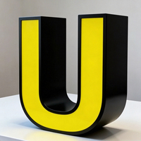 Letras de Canal con Iluminación Frontal LED 3D Personalizadas, RGB Multicolor, IP54 Impermeables, para Centros Comerciales, Tiendas, Publicidad Exterior - Control Manual