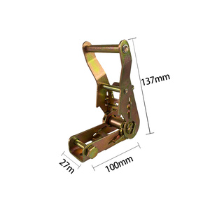 Cinghia di Fissaggio per Carichi <span class=keywords><strong>in</strong></span> Acciaio Senkang da <span class=keywords><strong>1</strong></span> <span class=keywords><strong>Pollice</strong></span> (25 <span class=keywords><strong>Millimetri</strong></span>) con Fibbia a Cricchetto, Capacità 1500 kg - Product Image 5