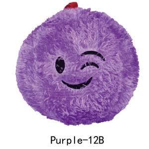 10,5 pulgadas púrpura con bomba de Emoji inflable <span class=keywords><strong>peludo</strong></span> juguete bola hinchable con bomba de regalo se puede colgar - Product Image 4