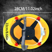 Casque de sécurité ABS de haute qualité pour la construction Certifié CE Personnalisable Vente en gros directe d'usine Protection de la tête en HDPE