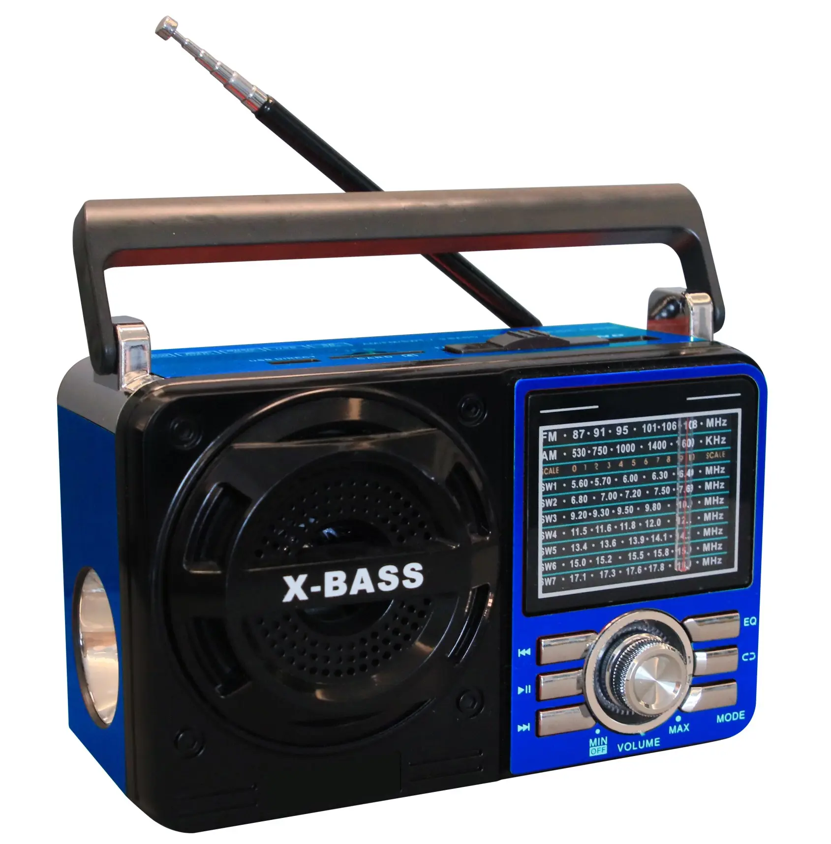 1088BT fabbrica radio AM/FM/SW1-7 9 Bande ricaricabile lettore musicale blueteeth radio portatile