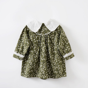 Abbigliamento per Bambini con Etichetta Privata, Nuovo <span class=keywords><strong>Outfit</strong></span> per Servizio Fotografico, Vestito alla Moda per Bambine con Colletto a Polo e Maniche Lunghe - Product Image 2