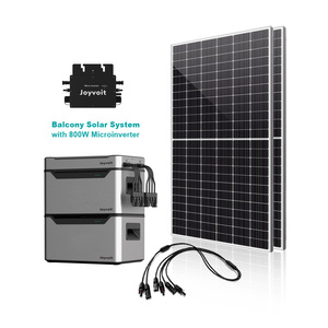 Sistema de Energía Solar para Balcón Portátil y Económico de 2KWh, Baterías de Litio Inteligentes Apilables y TOPCon Mono - Product Image 4