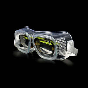 Offre Spéciale à la mode anti-buée lunettes de sport confortable bande élastique PC blanc lunettes de sécurité en plastique pour hommes Protection des yeux - Product Image 3