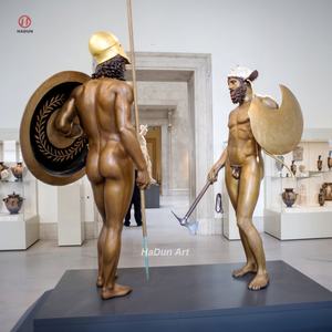 Statue de guerrier romain en bronze grandeur nature de la Grèce antique à <span class=keywords><strong>vendre</strong></span> - Product Image 1