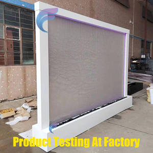 Commercial Mall Large Metal Mesh Water Curtain Indoor Wall Waterfall - Product Image 4