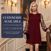 Robe sur mesure longueur genou pour invitée de mariage, mère de la mariée, soirée, cocktail, banquet, gala, dîner, croisière, marque privée
