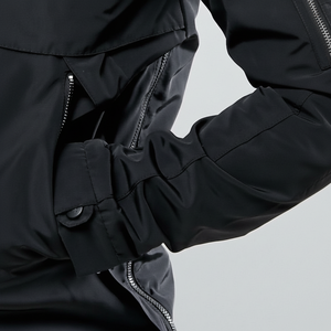Anorak เสื้อแจ็กเก็ตกันลมผ้าไนล่อนมีซิปไซส์ใหญ่สำหรับผู้ชายเสื้อคลุมกันลม100% สำหรับฤดูหนาวดีไซน์ใหม่ - Product Image 1