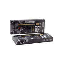 Boîtes de câble USB en papier noir en carton de luxe en gros avec poignée logo personnalisé éponge doublure gaufrage type-c emballage de données