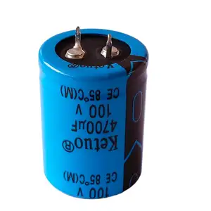 Niujiao Aluminum Electrolytic Capacitors 100V 4700UF 30*40mm Size 85C-1 Rating for Electronics and Electrical Applications