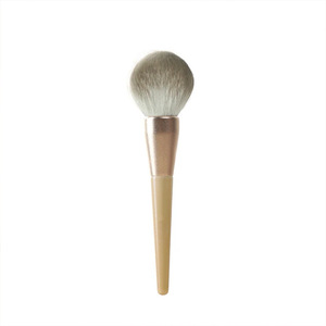 Pinceau à poudre extra large de style influenceur, fabriqué sur mesure, fibres synthétiques, manche en bois, pinceau à poudre fixateur, maquillage Cangzhou - Product Image 3