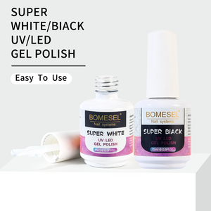 ยาทาเล็บเจลสีขาวแบบวีแกน ปลอดสารพิษ ไม่มีสาร HEMA ติดทนนาน ลอกออกได้ รับผลิตโลโก้แบรนด์ของลูกค้า ขายส่ง - Product Image 4