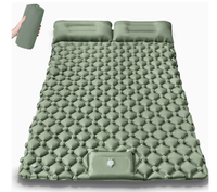 Kit de survie pour 2 personnes, 72 heures, tente de camping, ustensiles de cuisine, trousse de premiers soins, tapis de couchage pliable imperméable, sac de rangement portable