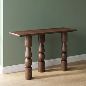 Elegant Handcrafted Solid Wood <b>Console</b> <b>Table</b> with Antique Luxury Finish for Living Room Bedroom Dining Room <b>Narrow</b> Design Decor - Product Image 1