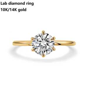 <span class=keywords><strong>Anello</strong></span> di Fidanzamento con Diamante Coltivato in Laboratorio Certificato IGI GIA, Personalizzabile, <span class=keywords><strong>1</strong></span> o 2 Carati, Taglio Rotondo, Alta Gioielleria - Product Image 1
