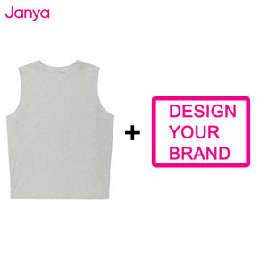 Janya Schnelltrocknende Herren-Tanktops Komfortable Ärmellose Gym-Shirts Atmungsaktive Elastische Slim-Fit Muskel-Shirts - Product Image 5