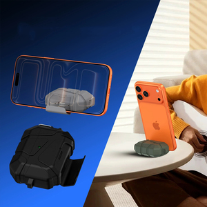 Étui de protection robuste en TPU antichoc avec support de téléphone à loquet de sécurité pour <span class=keywords><strong>Airpods</strong></span> Pro 3 - Product Image 4