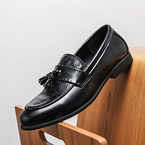 Chaussures Oxford à enfiler en cuir véritable respirantes, style européen, pour bureau, carrière et mariage, collection été-automne 2026, les plus vendues - Product Image 6