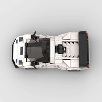 Set de Bloques de Construcción de Modelo de Superauto MOC Personalizado Premium para Entusiastas Adultos, Colección de Regalo para Exhibición