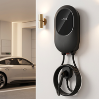 Estaciones de Carga Rápida para Vehículos Eléctricos de Montaje en Pared, 7kw, 11kw, 22kw, Cargador Inteligente para Vehículos Eléctricos, 32a, Tipo 2, Wallbox para Hogar