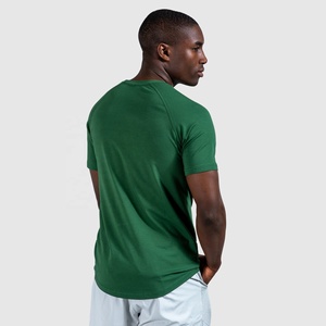 T-shirt pour homme en coton biologique 100% personnalisé, coupe ajustée, manches courtes, col rond, jersey respirant, vêtements décontractés tendance, t-shirt pour homme - Product Image 2