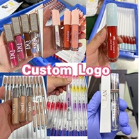 Brillo Labial de Marca Privada Disponible en Múltiples Tubos, 151 Opciones de Color, Impresión de Logotipo Personalizada, Más de 200 Tubos, Brillo Labial OEM