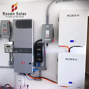 Système d'énergie solaire domestique hybride Rosen Design 5kw 10kw 20kw