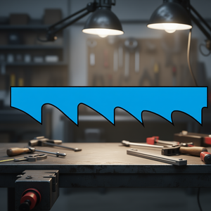 Cuchillas de sierra de cinta bimetálicas Fervi para corte de metal 3/8 pulg. x 14 TPI x 10 pies - Product Image 3