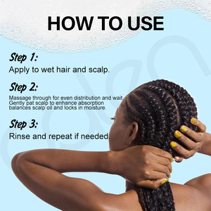 Après-shampoing purifiant détoxifiant au <span class=keywords><strong>vinaigre</strong></span> de <span class=keywords><strong>cidre</strong></span> de pomme pour le cuir chevelu, marque privée, pour le nettoyage des tresses, soulagement des démangeaisons, nettoyage en profondeur, protection et rafraîchissement. - Product Image 6