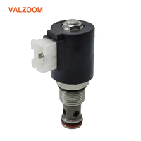 VALZOOM Vanne à cartouche hydraulique filetée de haute qualité ISV12-22, 2 voies, 2 positions, normalement fermée, actionnée par solénoïde