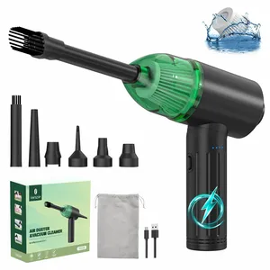 Electric Cordless Vacuum Cleaner and Air Duster 2 in 1 Handheld Car Cleaning supply for PC keyboard Dust Blower other Household