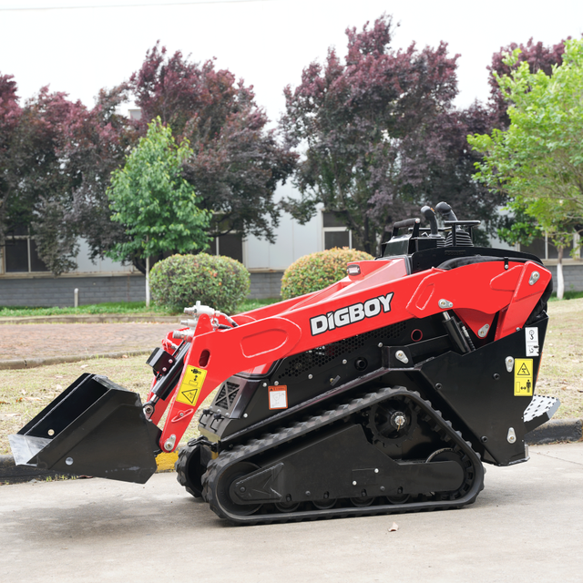 High Quality Hydraulic Pilot Operated Mini Skid Steer Track Loader V1000 500kg Capacity Compact Tracked Loader