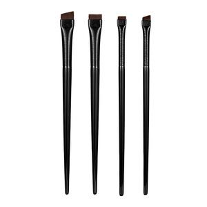 Pinceau à eyeliner à lame ultra fine, manche en bois, outil de maquillage pour les yeux, pour le façonnage des sourcils, extra fin et plat - Product Image 1
