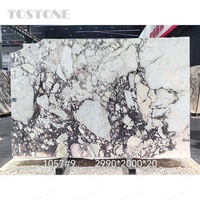 Tostone, marbre Calacatta Viola d'Italie de haute qualité, best-seller, pour marches d'escalier de villas familiales et design d'intérieur d'appartements