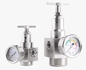 스테인레스 스틸 FRL 공기 장치 감소 압력 SS316 고압 40 bar 공압 조절기