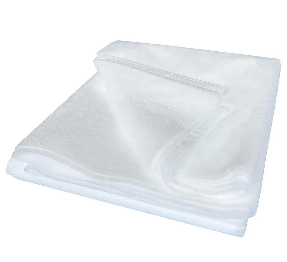 Ev dokunmamış % 100% polipropilen kumaş | Dikiş ve filtreler için non-woven Spunbond Interfacing 42 GSM (orta ağırlık)