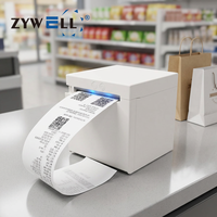 Rollos de Papel Térmico para Impresora de Recibos, Máquina de Facturación, Impresora de Tickets para Cafetería con Bluetooth y WIFI de 80 mm