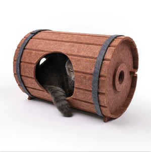 RL2699 Montage fass Haustiers treu Filz brett Katzenstreu Vier Jahreszeiten Universal Round <span class=keywords><strong>Full</strong></span> Surround Cat House Haustier bedarf - Product Image 2