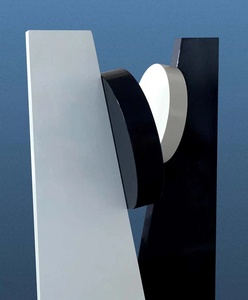 Sedia moderna arte erotica in nero lacca di sculpura per l'home Office sala da pranzo e bagno uso di vetro progettato sedia da pranzo - Product Image 6